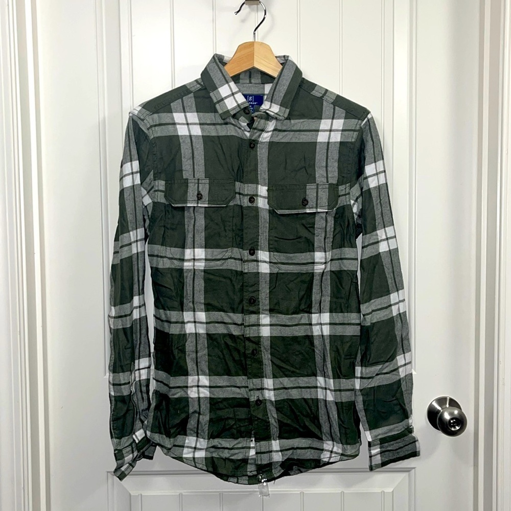 Green Flannel Shirts For Men Size (30-32)
